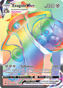 Carte Pokémon Exagide-VMAX — Voltage Éclatant